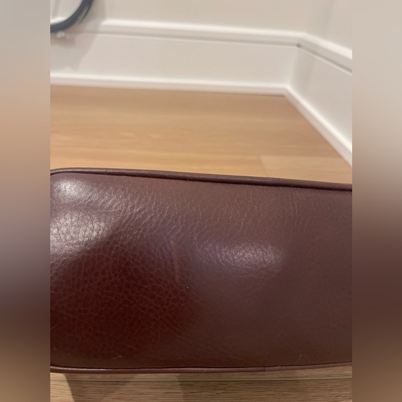 Cole Haan Toiletry Bag NWT Brown Weave Shaver Bag Basket Weave Makeup Kit Flaws - Picture 10 of 16